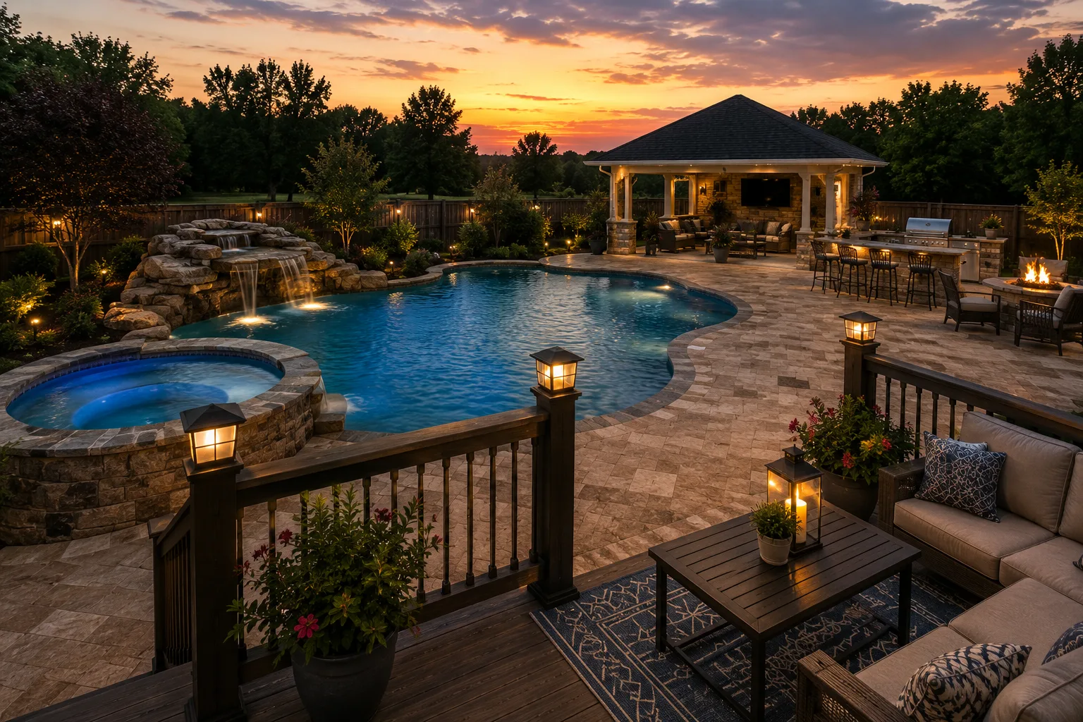 Emily's backyard pool