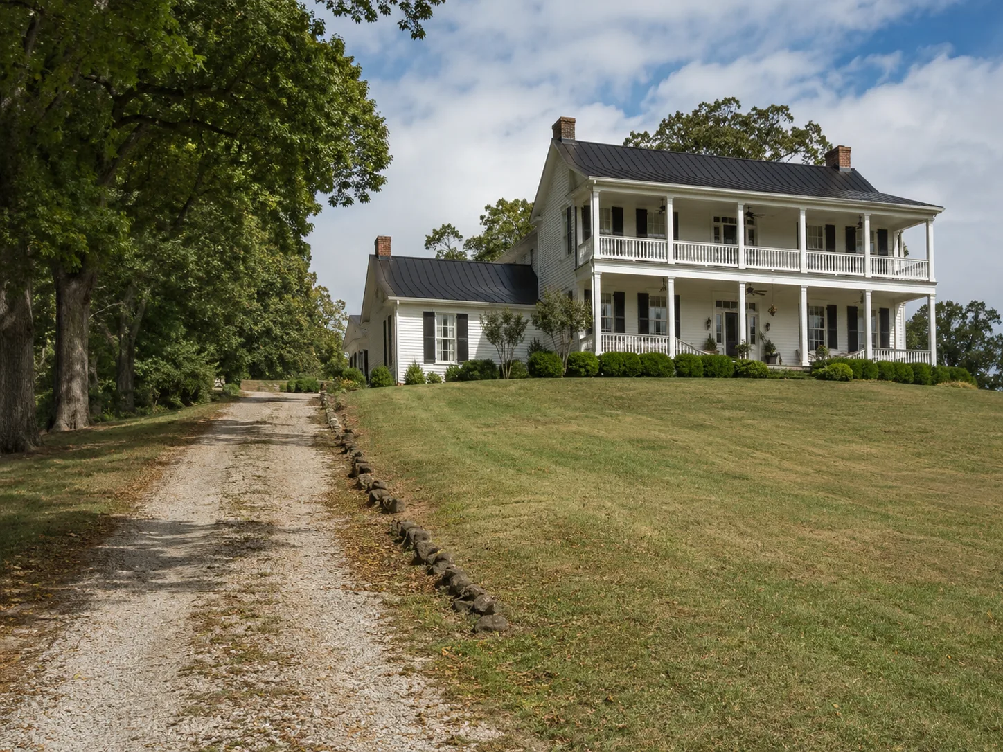 Cooke family house on the hill