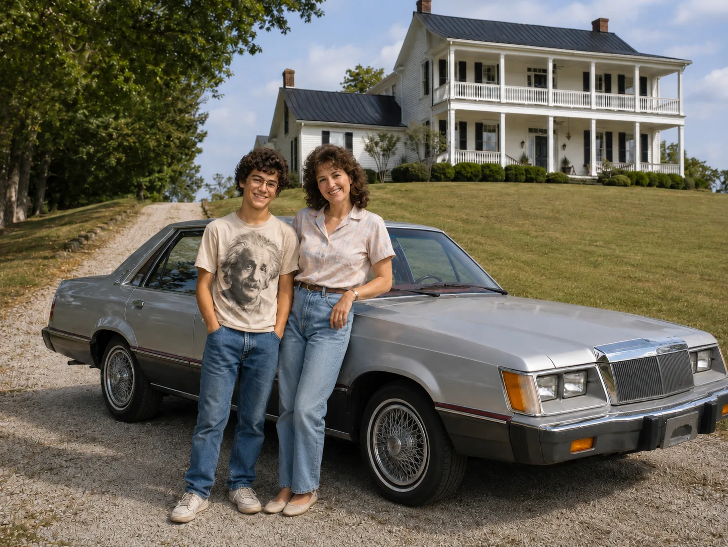 Myra's Mercury Marquis at the Cooke house