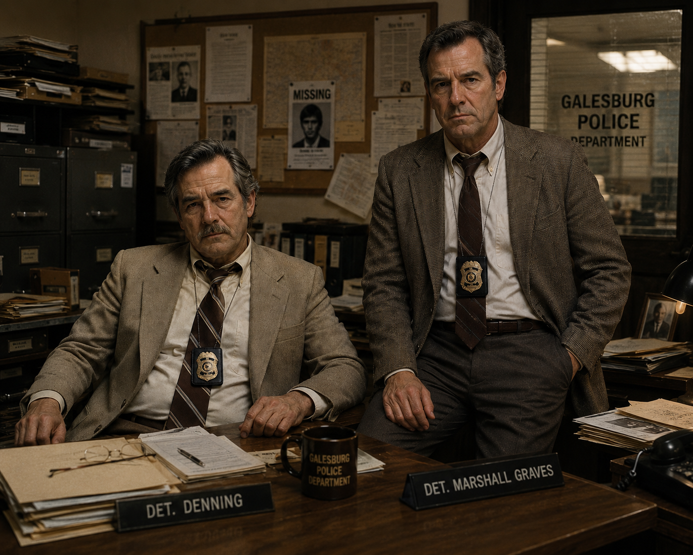 Detectives Denning and Marshall Graves